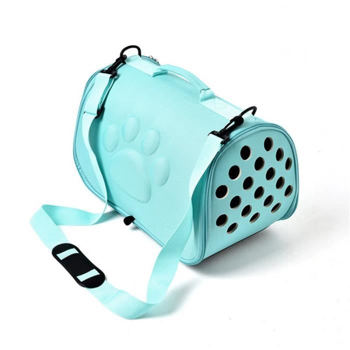 Sac de transport,Chat chien transporteur sac Portable animaux sac à main pliable en plein air sac de voyage pour - Type green-M