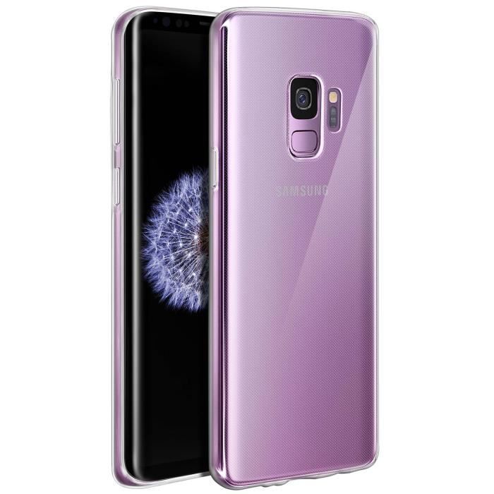 Coque Galaxy S9 Protection transparente silicone gel souple antirayures Transparent