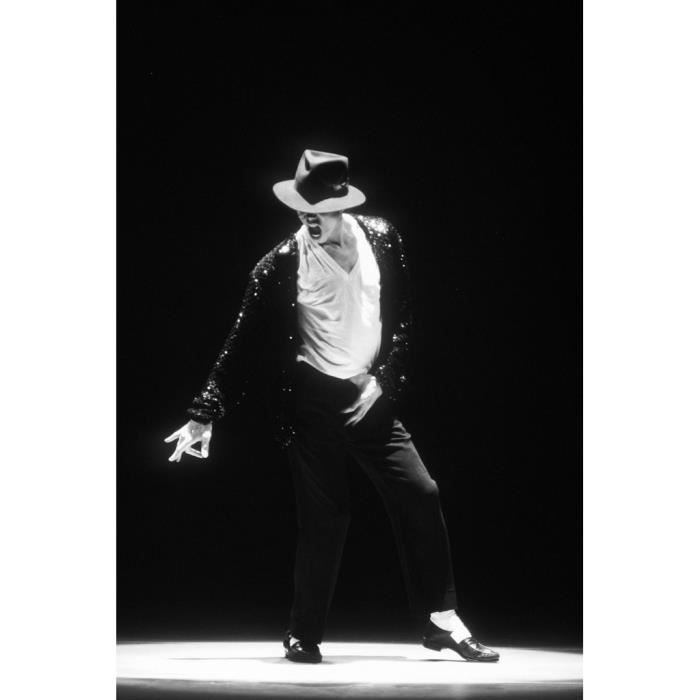 Poster Affiche Michael Jackson Moon Walk Danse Chanteur Pop Star Celebrite 31cm x 47cm