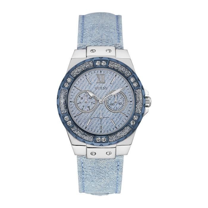 Montre GUESS Cuir - Taille : TU - Couleur : Autre
