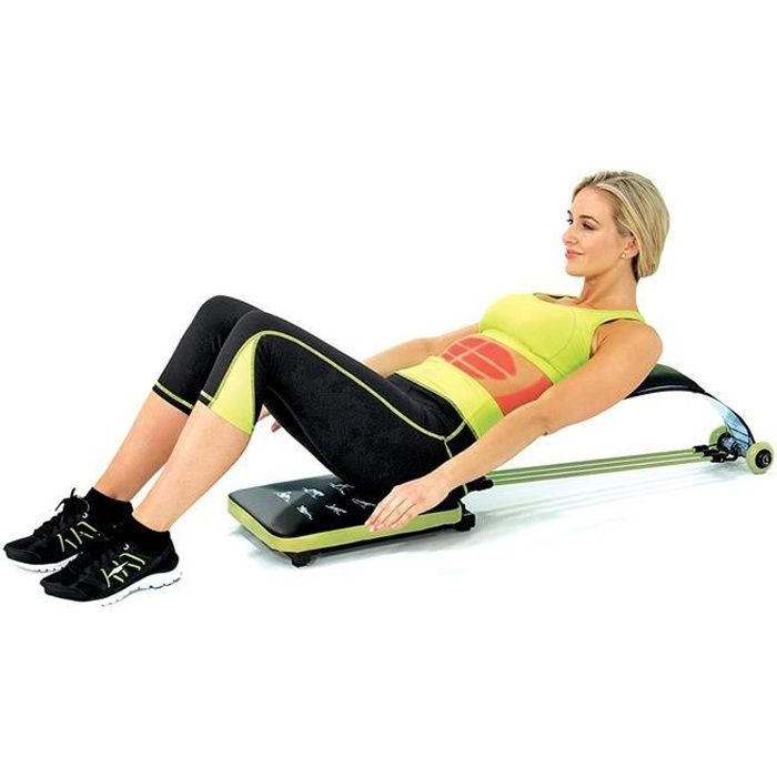 Hobby Tech Appareil abdominaux pour Musculation - Wavertone 180 - avec CD d'entraînement et Programme nutritionnel