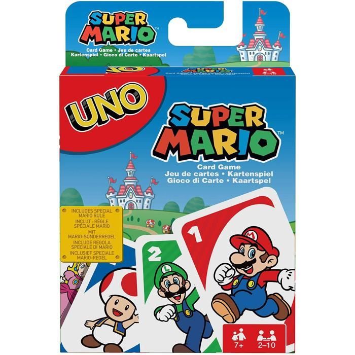 UNO Super Mario Bros, jeu de societe et de cartes, DRD00