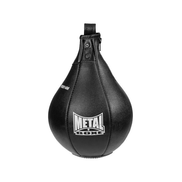 -Poire de vitesse en cuir Métal boxe Héraclès-TU-noir---TU-noir--------------noir-TU TU Noir