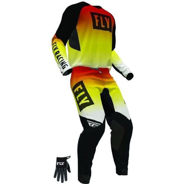 Maillot Fly Racing Evo L.E. Primary - rouge/jaune/noir