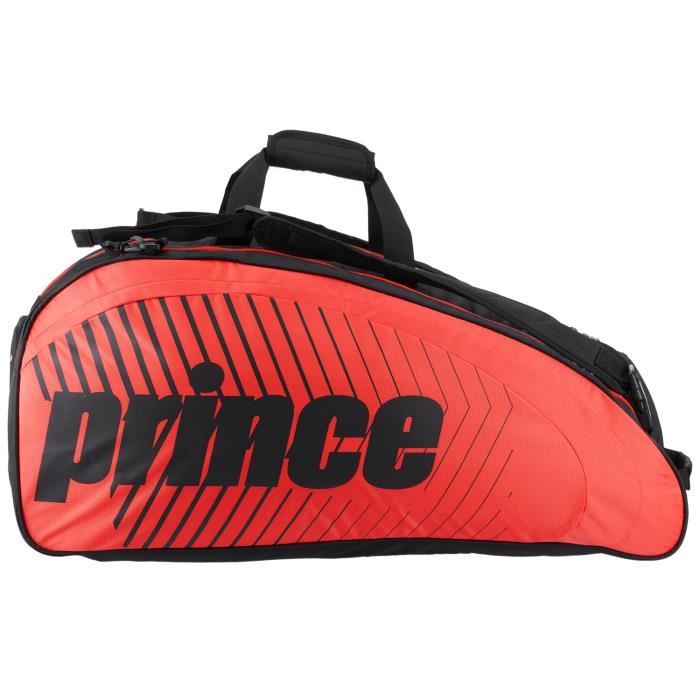 Sac de tennis Prince Tour Challenger 9R Rouge / Noir - Couleur:Noir Type Thermobag:9 raquettes