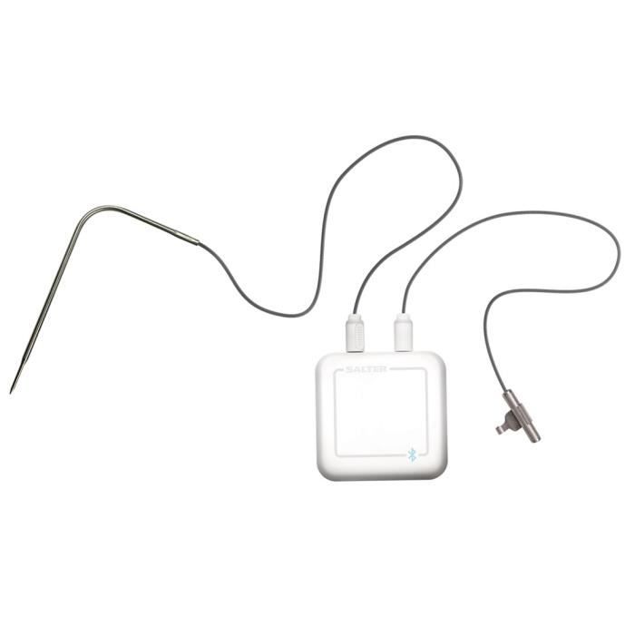 Salter Pèse Personne Cook Thermomètre Bluetooth, Blanc