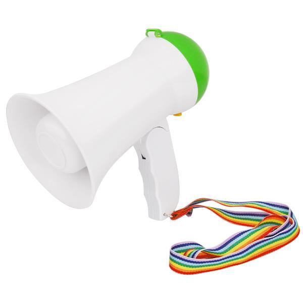 TRIXES Mégaphone haut-parleur porte-voix 10 W