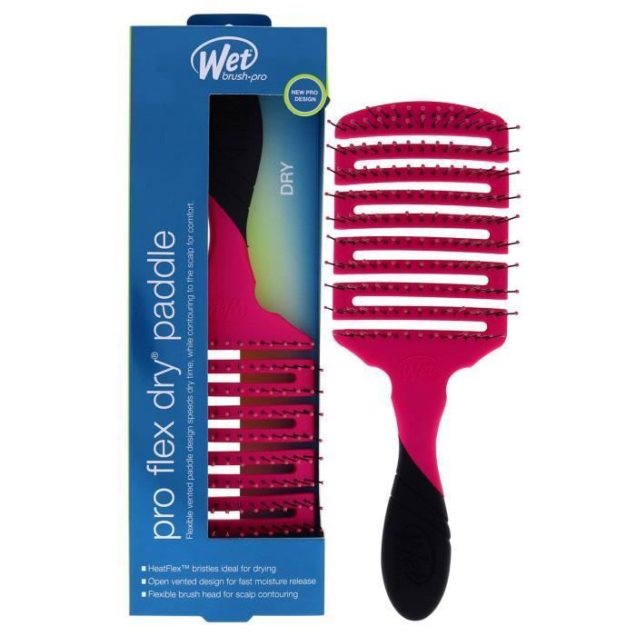 Pro Flex Dry Paddle Brush - Rose par Wet Brush pour unisexe - 1 Pc Brosse à cheveux