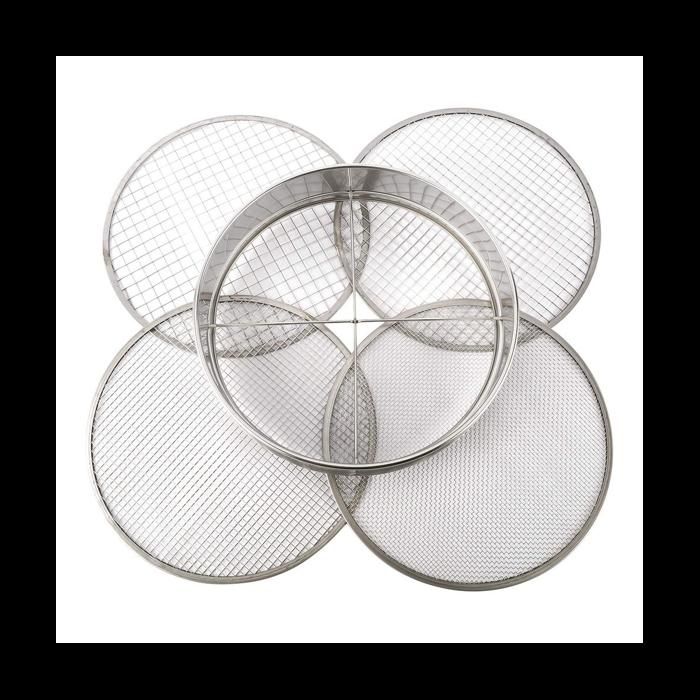 Filtre/tamis De Rechange En Verre Transparent Pour Bol - 9 Trous, Dimensions 2.6x1.7 Cm - Compatible Divers Modèles De Bols Filtrants