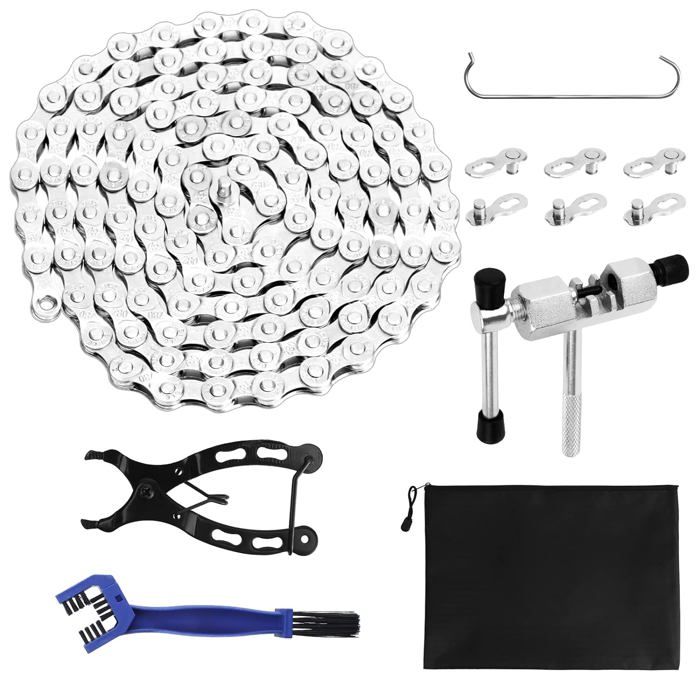 Chaîne Moto T8F 116 Maillons - Pour 43cc 47cc 49cc Mini Dirt Bike, Quad, Pocket Bike