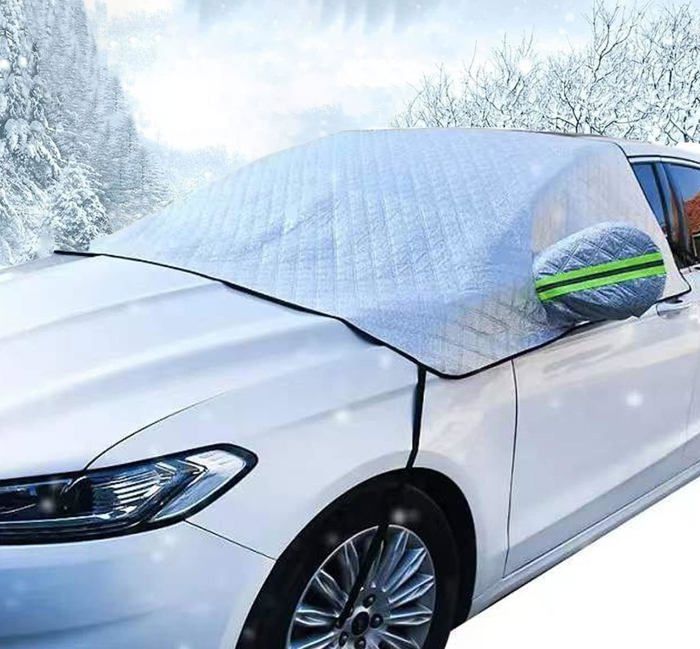 Couverture Pare-Brise Hiver Magnétique NOYVYDS - 147x116cm - Anti-Givre, Neige - Universelle Voiture/SUV