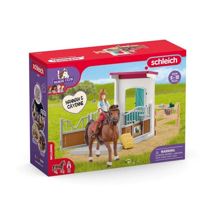 Figurine Horse Box Hannah et Cayenne Schleich 42710 Horse club dès