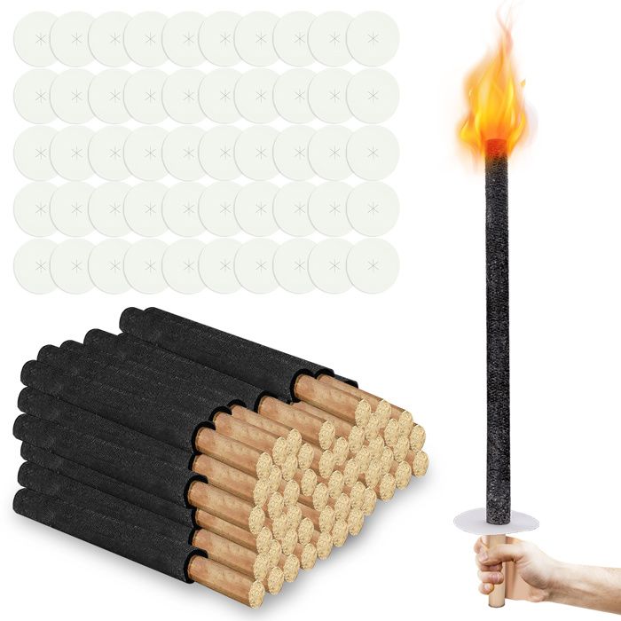 Boîte à Feu HappyFire - Lot De 4 - 5L Chacune - Torche De Jardin En étain - Bougie Extérieure - Jusqu'à 8h De Combustion - Cire Recyclée