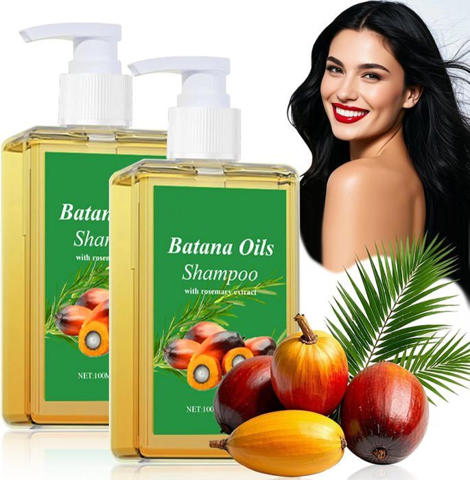 2 Pièces Shampoing Huile de Batana Batana Oil Shampoing Shampoing de Batana pour Cheveux 100ml Nourrit les Cheveux en Douceur