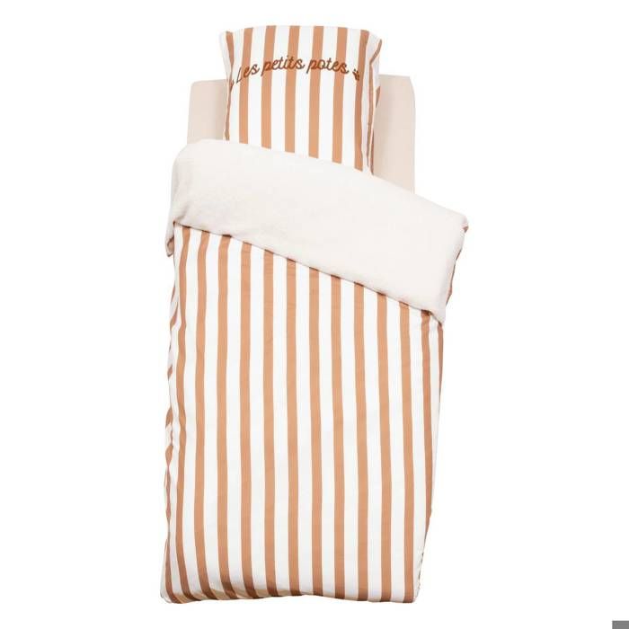 Parure de lit bouclette Scott 140x200cm multicolore - Atmosphera Créateur dintérieur