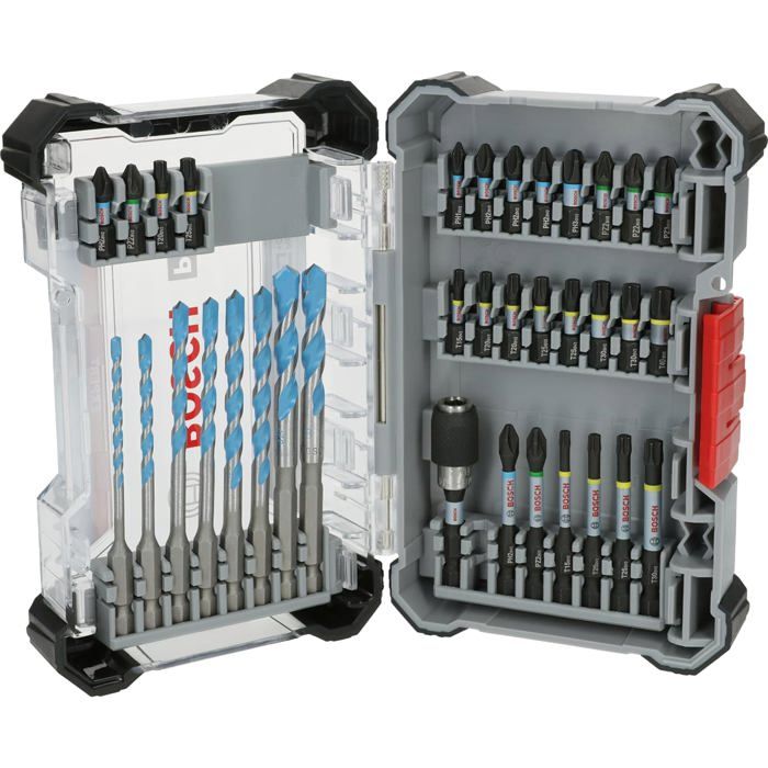 Coffret Bosch 35x PRO Impact Mixed Set 35 pièces Embouts et Forets Matériaux - vue 2