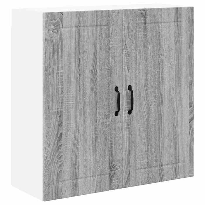 BEL-ACHAT* Meuble de stockage Moderne - design bas - Colonne de cuisine avec étagère Gris Sonoma 80x31x80cm @Promo4570269