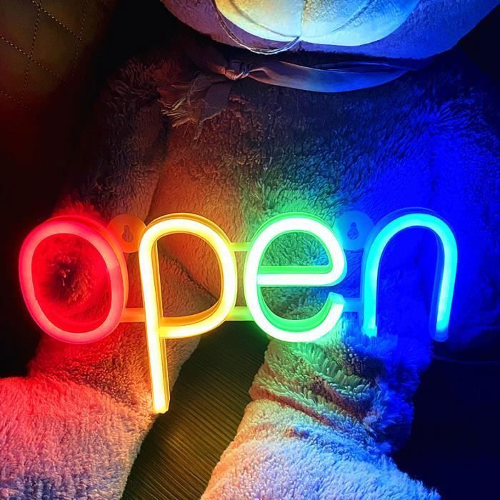 Les Panneaux Ouverts de La Lampe à Batterie à Caractéristique à La Batterie pour Le LED de L Entreprise LED Neon LED open YYV