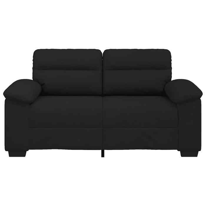 Promotion janvier Canapé à 2 places - MANGO - SOFA DOUBLE - noir 120 cm - tissu - SS1191
