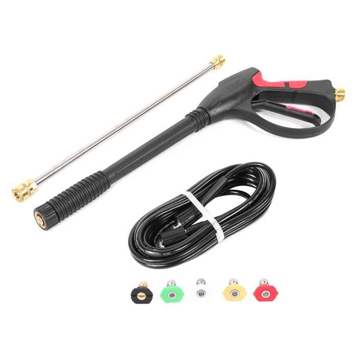 Tuyau Haute Pression 10m 40 MPa / 5800 PSI - Remplacement Compatible Kärcher K2 K3 K4 K5 - Robuste & Flexible