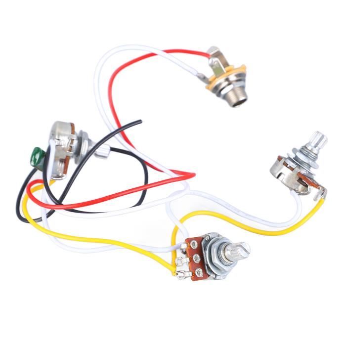 Kit De Câblage Potentiomètre 500K Pour Basse — Pré-câblé, Volume Et Tonalité, Installation Facile - 9