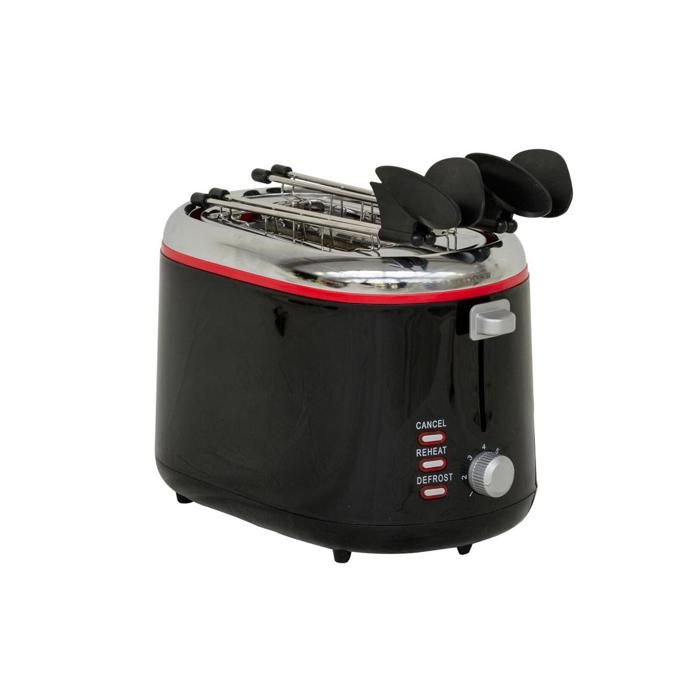 Grille-pain Toaster Adler AD 3040, 1200W, 5 Fonctions, Noir - Neuf En Boîte