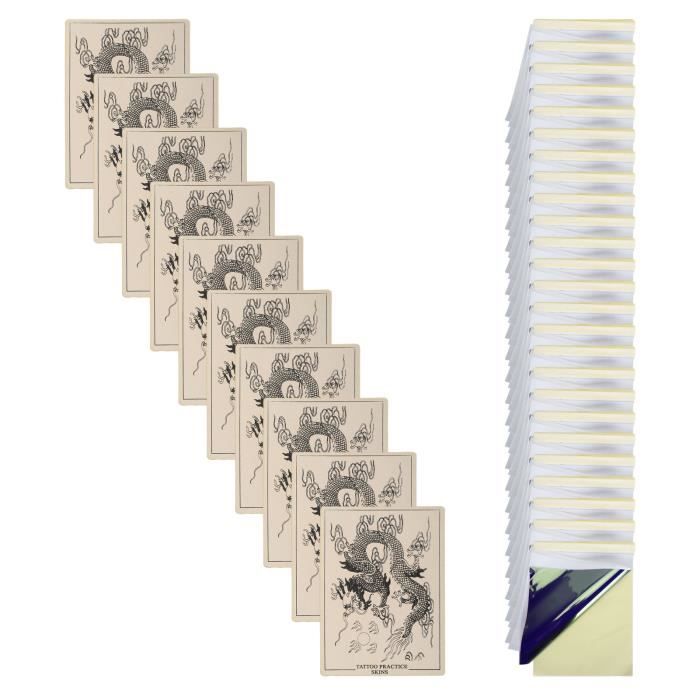 Papier Temporaire Pour Tatouage Faux - 5 Peaux + 20 Papiers, Motif Papillon Rose