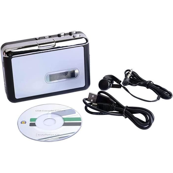 USB Portable Walkman Convert Cassettes to MP3 Converter Walkman Cassette Player with Builtin