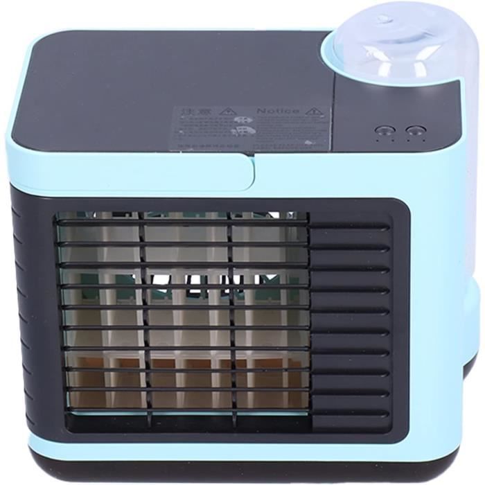 VEVOR Climatiseur Portable, 4 En 1, Refroidisseur Air Par Evaporation Reservoir Deeau 700 Ml Mini Ventilateur De Bureau 3 Vitesses Minuterie Intelligente Lumiere 7 Couleurs Pour Chambre A Coucher 88727567 VEVOR Climatiseur Portable, 4 En 1, Refroidisseur Air Par Evaporation Reservoir Deeau 700 Ml Mini Ventilateur De Bureau 3 Vitesses Minuterie Intelligente Lumiere 7 Couleurs Pour Chambre A Coucher 88727567
