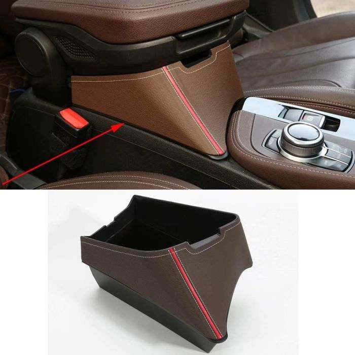 Boîte De Rangement Pour Accoudoir BMW X4 G02 (2019-2024) Et X3 G01 - Organisateur Central En ABS Noir