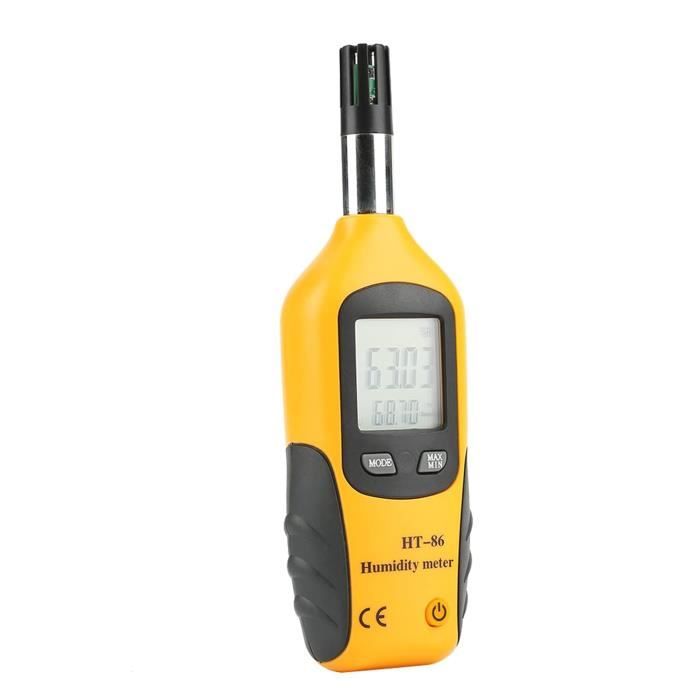 Humidimètre, Humidité Et Température, Thermomètre Numérique, Hygromètre ...