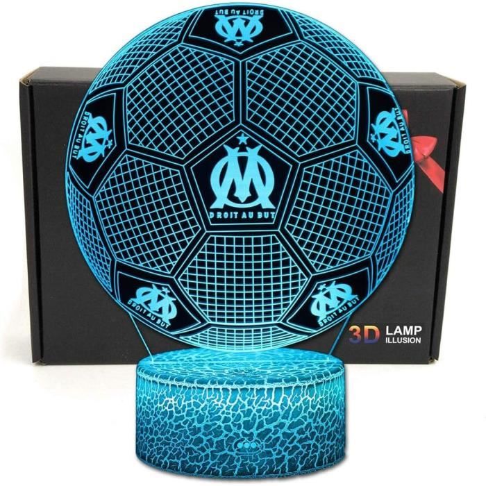 Lampe Football 3D LED - Joueur France No.7 - 16 Couleurs, Télécommande - Décoration Et Cadeau