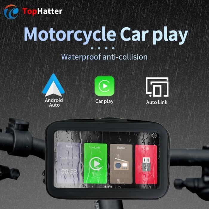 Navigation GPS pour moto - TOPHATTER - 7 pouces - Étanche - Carplay -  Cdiscount Auto