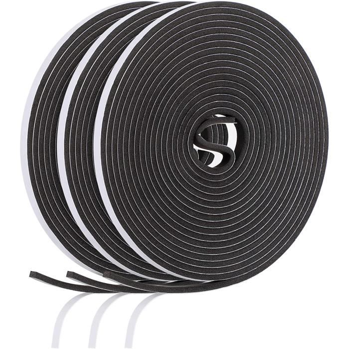 Ruban Mousse EVA Adhésif Uxcell – 10 M X 20 Mm X 1 Mm – étanchéité Portes/fenêtres