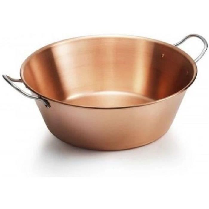 Nature&saveurs Bassine à confiture cuivre 9l - 207150