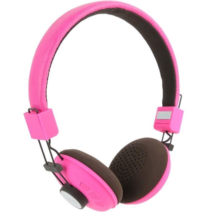 casque bluetooth rose