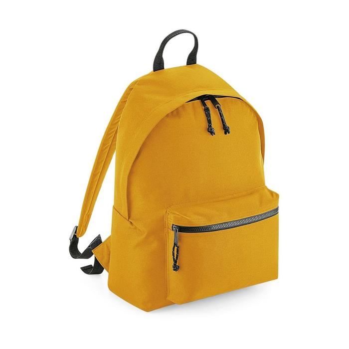 Sac dos en polyester recycl BG285 jaune moutarde