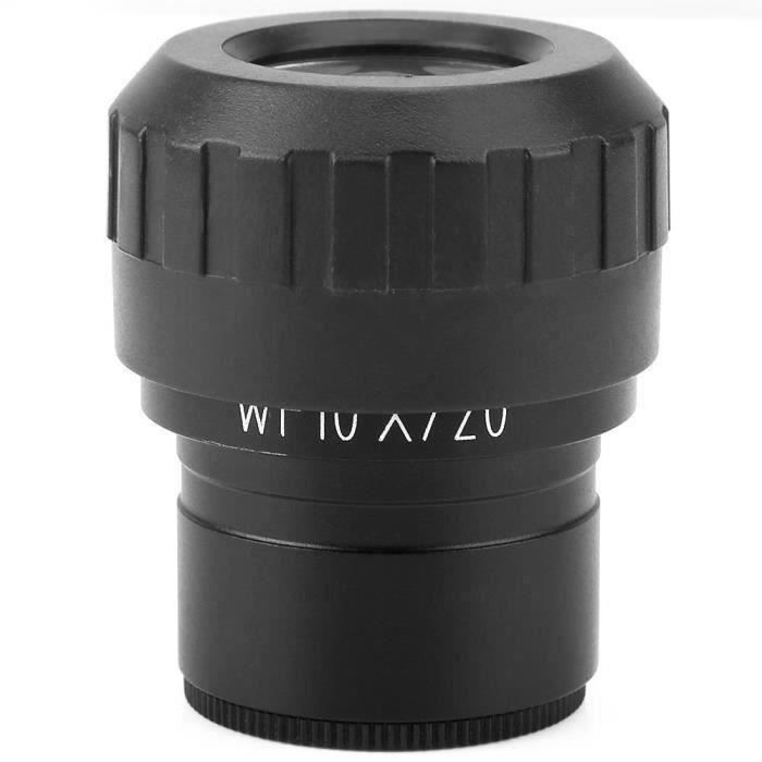 2 PièCes WF10X Oculaire Grand Champ Microscope Biologique Lentille