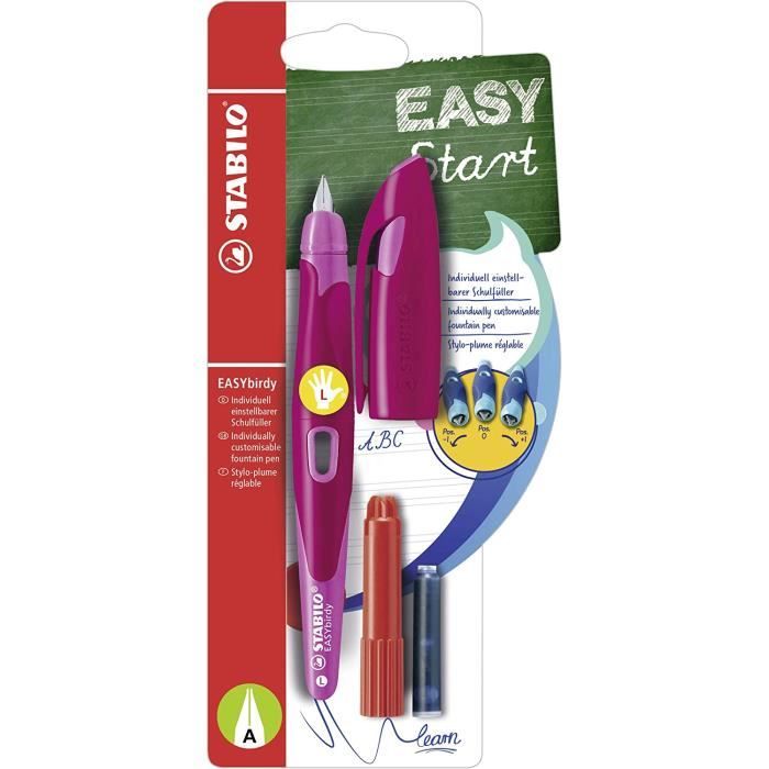 Stylo Plume Gaucher - Easybuddy - Stylo Plume Enfant - Stylos-Plume L Spéciale Gaucher - Noir