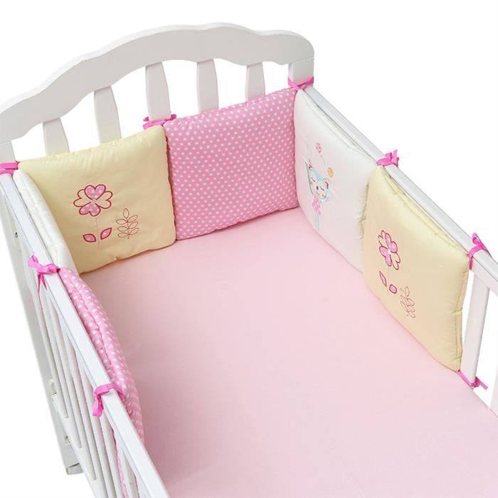 Pinji Tour De Lit Bebe 6 Pieces Ensemble Coussin Anti Choc Coton Rose Rose Rose Achat Vente Tour De Lit Bebe Cdiscount Pinji Tour De Lit Bebe 6 Pieces Ensemble Coussin Anti Choc Coton Rose Rose Rose Achat Vente Tour De Lit Bebe Cdiscount