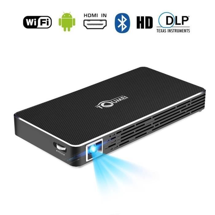 Mini Projecteurs Android Portable Vidéoprojecteur Full HD LED Batterie Rechargeable Soutien USB