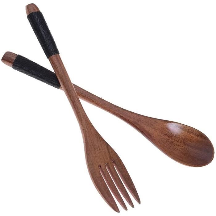 Fourchettes à Frites En Bois Jetables - Lot De 1000 - 85 Mm - Pour Fêtes, Camping, Pique-nique - Écologique