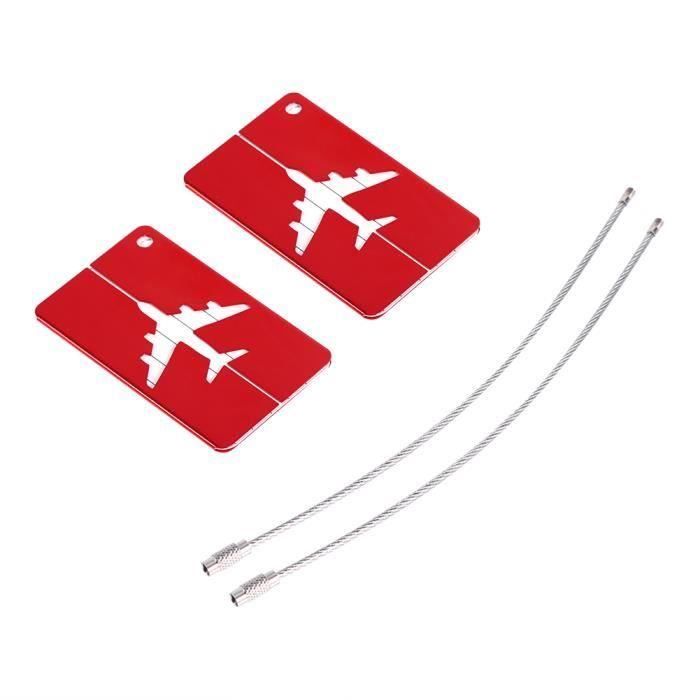 Etiquette De Bagage,Brown--Étiquettes à Bagages Chat à Double Couche