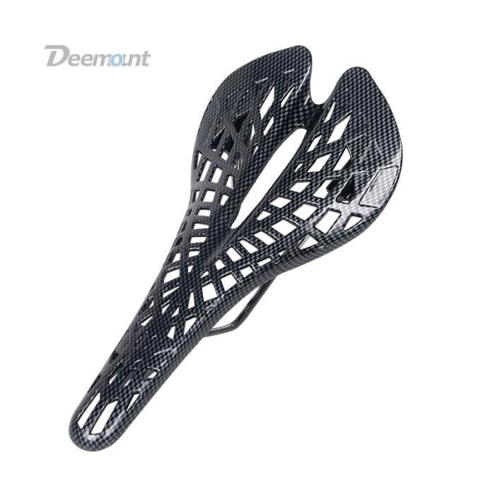 Selle De Vélo Carbone / Acier – Creuse, Type Araignée, 285x135mm, 175g, Universelle