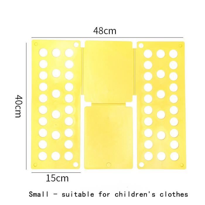 Planche Pliante Pour Plier Les Vêtements - En ABS, Dimensions Déplié 40x48 Cm, Plié 40x15 Cm - Organisateur De Linge Pratique Pour Maison, Voyage