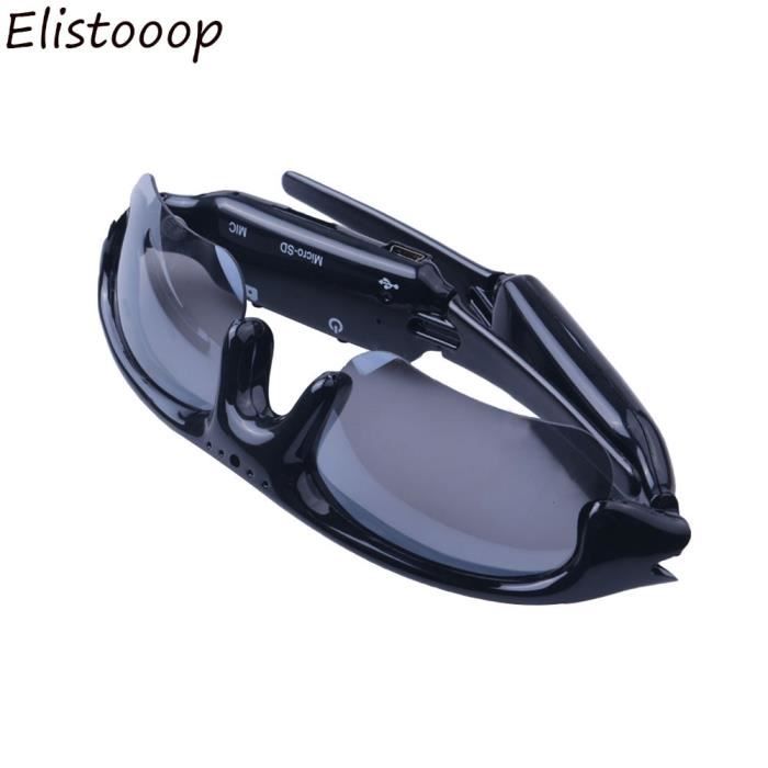 Stabilisateur Lunettes de soleil avec caméra numérique HD enregistreur vidéo pour sport cyclisme conduite ski Stabilisateur Lunettes de soleil avec caméra numérique HD enregistreur vidéo pour sport cyclisme conduite ski