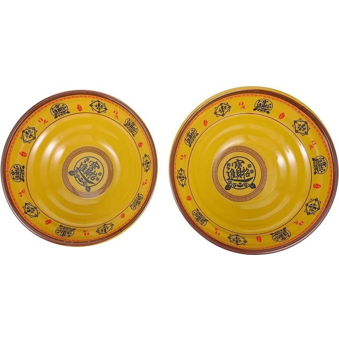 Bol à Soupe Et Dessert En Céramique Émaillée Jaune Semi-Clair 14 Cm - Vaisselle Élégante Et Résistante