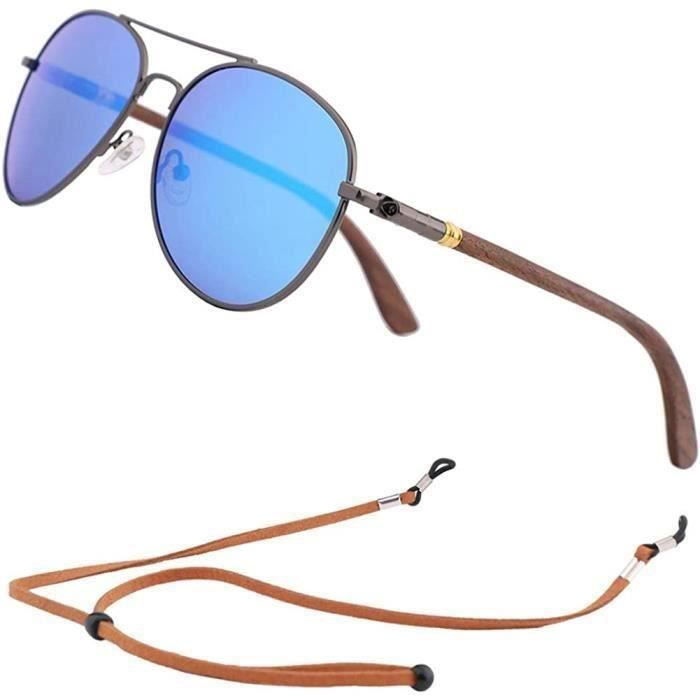 Lunettes de soleil - ECELEN - Polarisées UV400 - Beige - Tendance - Femme Beige - Achat / Vente