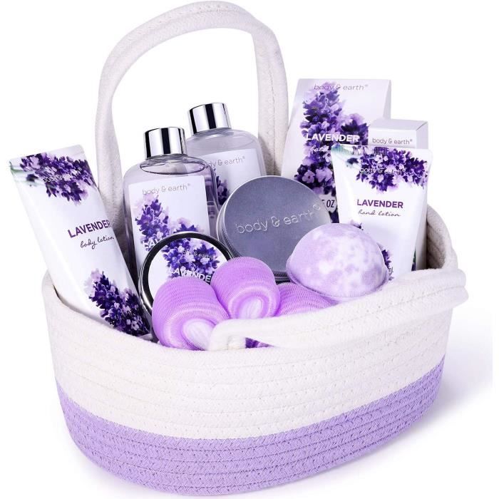 Coffret Cadeau Bain Femme – Eternal Garden – Lavande & Jasmin – 4 Produits – Neuf