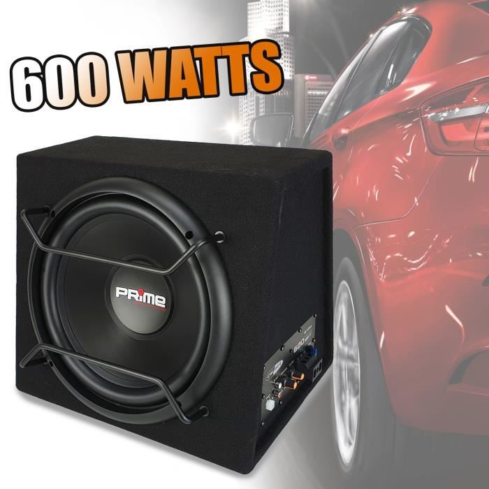 Caisson voiture + Subwoofer 600 W Lignting audio
